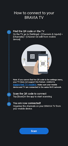 TV Channel Editor for BRAVIA ekran görüntüsü