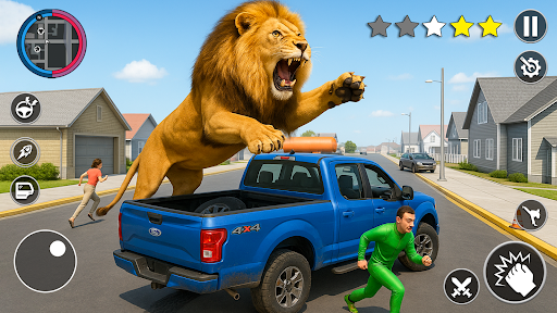Lion Games Jungle Sim 3D ekran görüntüsü