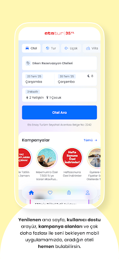 Etstur - Otel, Tur, Uçak ekran görüntüsü
