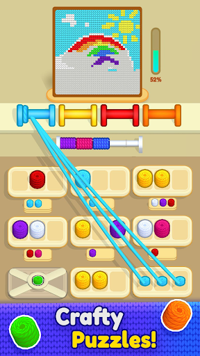 Wool Sort & Knit: Color Master ekran görüntüsü