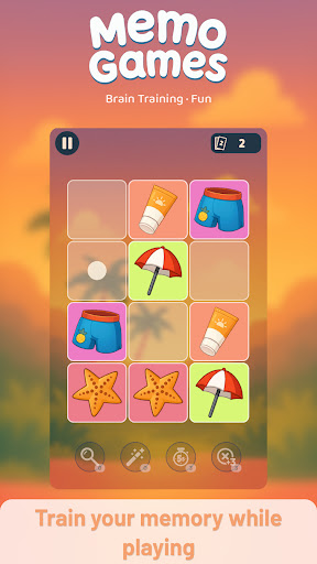 MemoGames: memory match games ekran görüntüsü