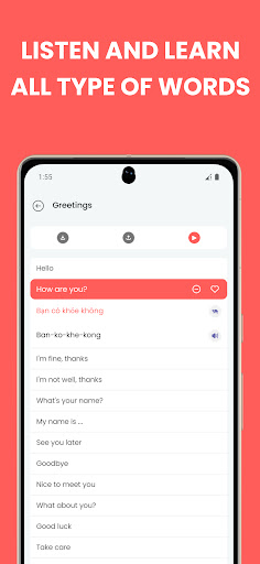 Learn Vietnamese - Lingokit ekran görüntüsü