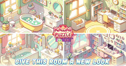 Kawaii Puzzle: Room Decor ekran görüntüsü