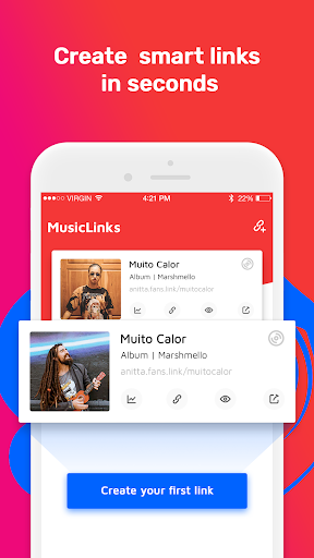 MusicLink - Promote your music ekran görüntüsü
