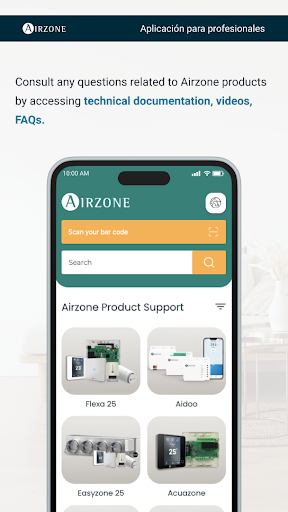 Airzone Pro ekran görüntüsü