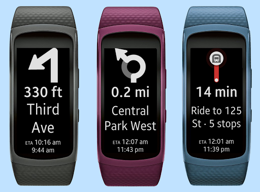 Gear Fit2 Navigation ekran görüntüsü
