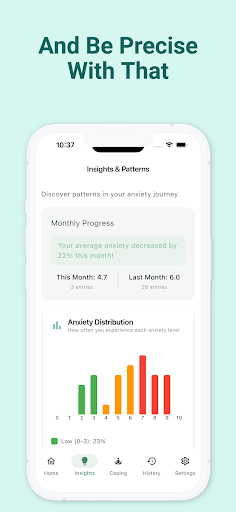 Anxiety Tracker - Pulse Mood ekran görüntüsü
