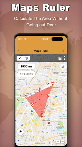 Maps Ruler ekran görüntüsü