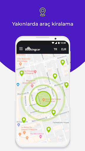 Bookingcar - araba kiralama ekran görüntüsü