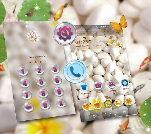 White Stone Launcher Theme ekran görüntüsü