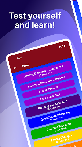 ChemQuiz - GCSE Chemistry ekran görüntüsü