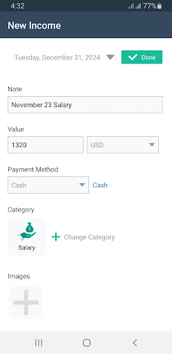 Smart Money Manager ekran görüntüsü