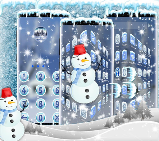 Ice Snow Launcher Theme ekran görüntüsü