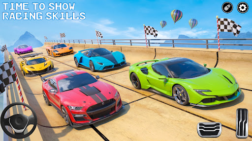 Crazy GT Stunt Car Racing ekran görüntüsü