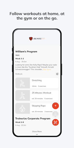 Bears Fit+ ekran görüntüsü