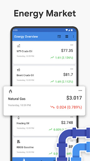 Crude Oil Price ekran görüntüsü