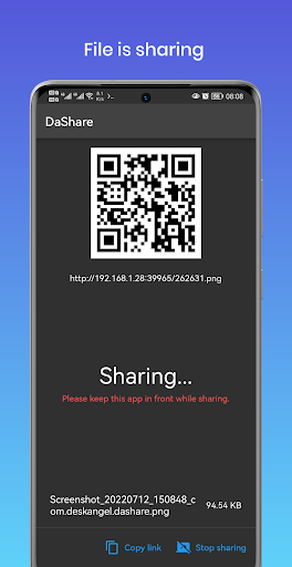 DaShare: File share ekran görüntüsü