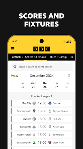 BBC Sport - News & Live Scores ekran görüntüsü