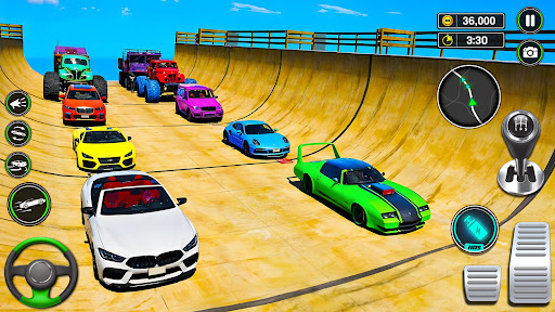 Superhero Car Ramp Stunt Games ekran görüntüsü
