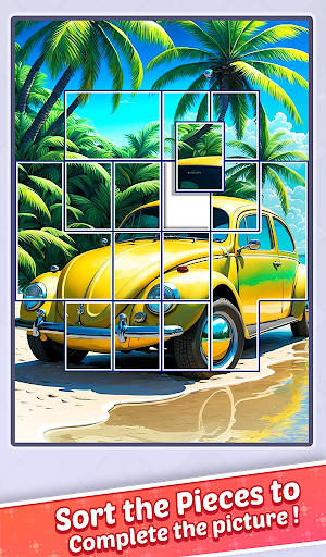Jigsaw Solitaire Slide Puzzle ekran görüntüsü