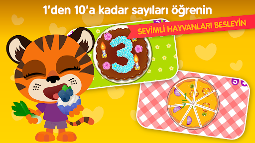 Çocuk matematik oyunu Rakamlar ekran görüntüsü