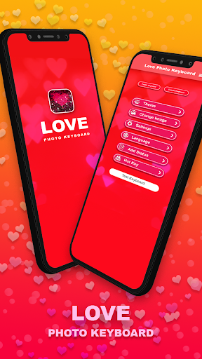 Love Photo Keyboard Theme 2023 ekran görüntüsü