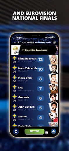 My Eurovision Scoreboard ekran görüntüsü
