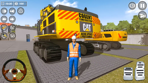 JCB Game: Snow Construction 3D ekran görüntüsü