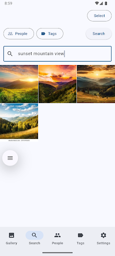 PixFind - AI Photo Finder ekran görüntüsü