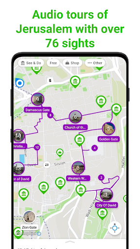 Jerusalem SmartGuide ekran görüntüsü