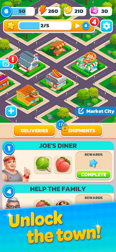 Merge Market: Food Town ekran görüntüsü