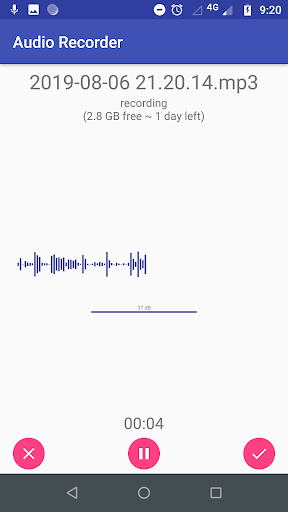 Audio Recorder Mp3 Dictaphone ekran görüntüsü