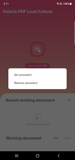 Polaris PDF Lock Unlock ekran görüntüsü