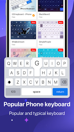 Keyboard OS 18 - Emojis ekran görüntüsü