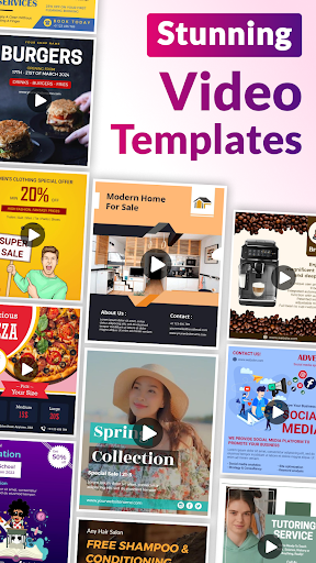 Video Flyer Maker, Templates ekran görüntüsü
