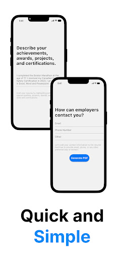 Resume Builder AI App CV Maker ekran görüntüsü