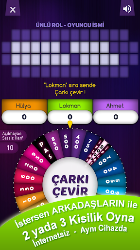 Çarkıfelek Mobil - Zarf Seç ekran görüntüsü