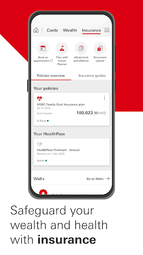 HSBC HK Mobile Banking ekran görüntüsü