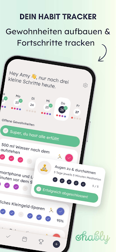 Habit Tracker - Hably ekran görüntüsü