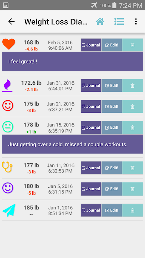 Weight Loss Tracker & Recorder ekran görüntüsü