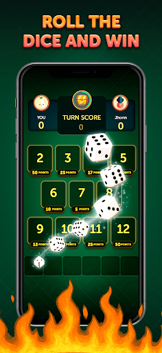 Hot Rolls Dice Strategy Game ekran görüntüsü