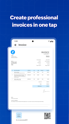 Zoho Invoice - Invoicing App ekran görüntüsü