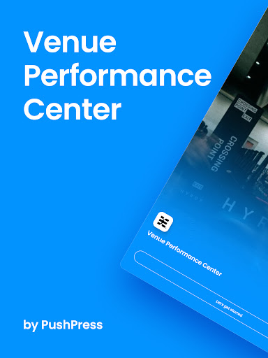 Venue Performance Center ekran görüntüsü