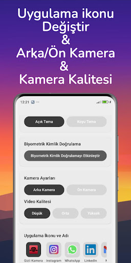 Gizli Kamera: Arka Plan Kayıt ekran görüntüsü