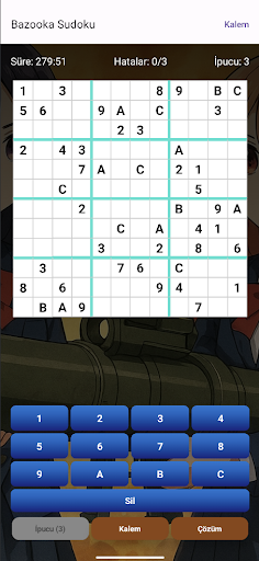 Bazooka Sudoku 12x12 9x9 ekran görüntüsü