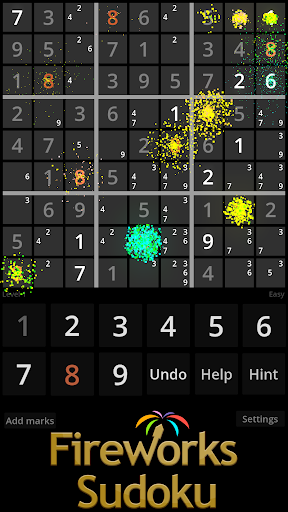 Fireworks Sudoku - puzzle fun ekran görüntüsü