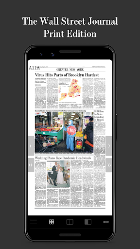 WSJ Print Edition ekran görüntüsü