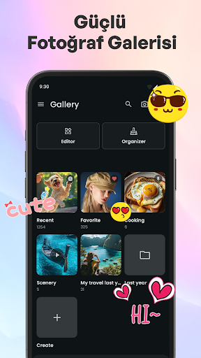 Galeri: Fotoğraf & Albüm ekran görüntüsü