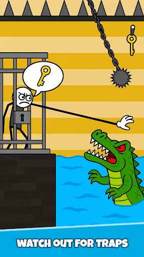 Thief Game: Stickman Escape ekran görüntüsü