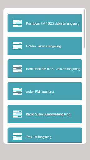 Indonesia radio ekran görüntüsü